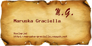 Maruska Graciella névjegykártya
